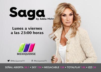 LLEGA A TV MEXIQUENSE ADELA MICHA CON SU PROGRAMA “LA SAGA”