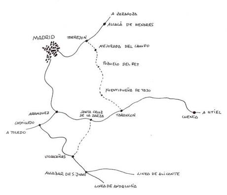 Ramal Ferroviario de Villacañas a Santa Cruz de la Zarza: La Vía de Negrín