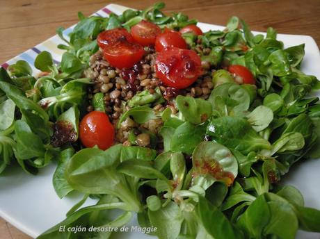 ENSALADA DE QUINOA CON LENTEJAS #ASALTABLOGS