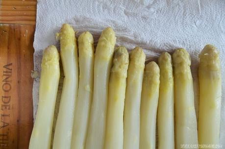 Espárragos blancos a la plancha Espárragos blancos a la plancha