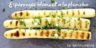 Espárragos blancos a la plancha