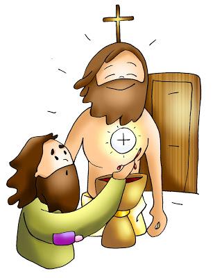 Comulgar es tocar el costado de Cristo