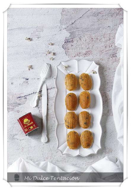 Madeleines de Queso y Aceitunas