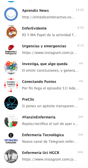 Telegram: canal de comunicación y de curación de contenidos, ¿te unes a mi canal?