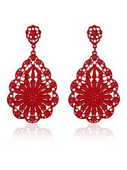 Vintage Hollowed Water Drop Earrings