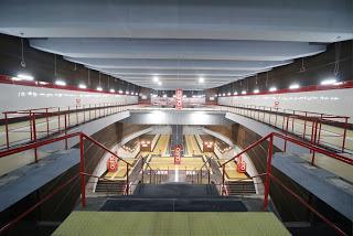 La estación El Recreo registra un 92% de avance en su construcción La estación El Recreo registra un 92% de avance en su construcción