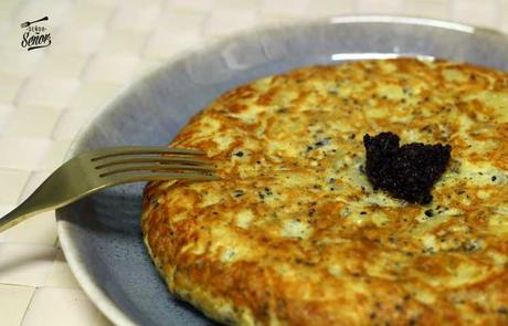 Tortilla trufada jugosa