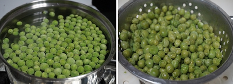 Guisantes salteados con jamón Guisantes salteados con jamón