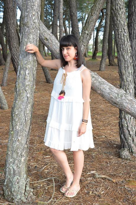 Vestido playero con borlas Vestido playero con borlas