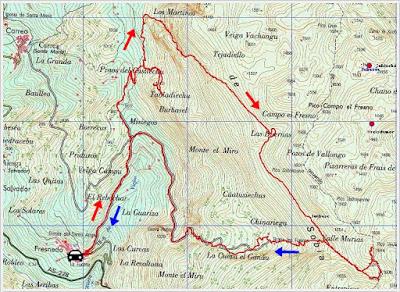 Fresnéu-El Calechón de la L.lampaza-Vaul.léu-Penal.lobal-Los Fuexos