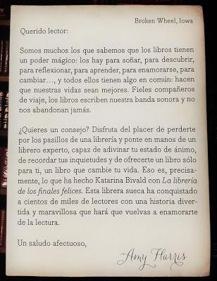 La librería de los finales felices (Katarina Bivald) La librería de los finales felices (Katarina Bivald)