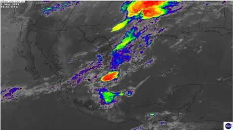 En la próximas horas se esperan tormentas para algunas partes de SLP