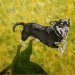 Artista potosina realiza pinturas de animales rescatados Artista potosina realiza pinturas de animales rescatados