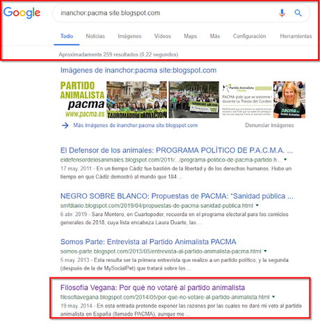 Buscar en Blogs rápido con Google Dorks