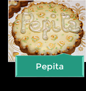 PEPITA_TU NOMBRE EN UNA GALLETA