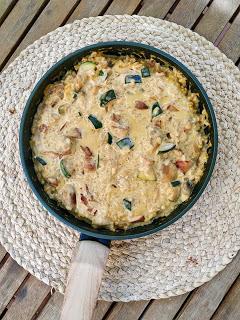 Risotto de verduras y pollo Risotto de verduras y pollo