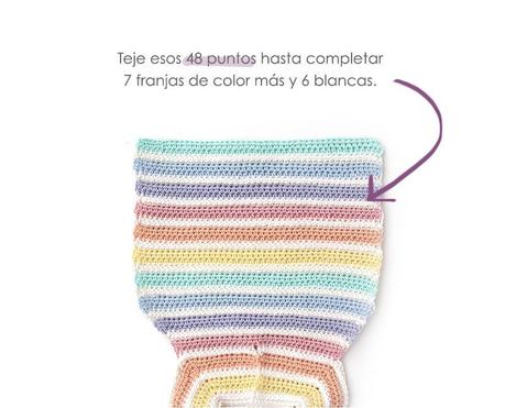 Cómo hacer un pelele de crochet Arcoíris DIY- Tutorial y Patrón