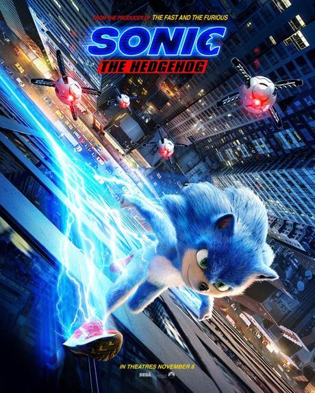 La película de Sonic lanza su primer adelanto y afiches
