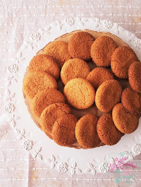 GALLETAS DE JENGIBRE Y MIEL DE AZAHAR