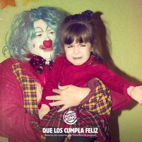Burger King vuelve a trolear a McDonald’s proponiendo fiestas infantiles “libres de payasos” Burger King vuelve a trolear a McDonald’s proponiendo fiestas infantiles “libres de payasos”