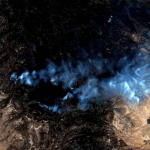 Quemada, así luce la Sierra de San Miguelito desde el satelite