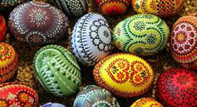 huevos de Pascua Easter eggs