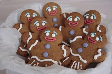 Galletas hombrecito de jengibre (Gingerbread man cookies)