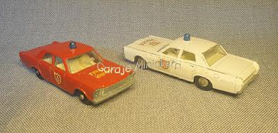 Autos de policía y bomberos de Matchbox