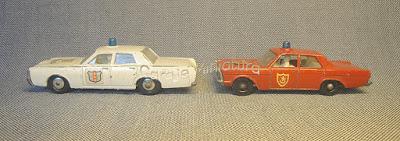 Autos de policía y bomberos de Matchbox