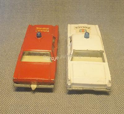 Autos de policía y bomberos de Matchbox