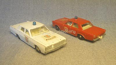 Autos de policía y bomberos de Matchbox