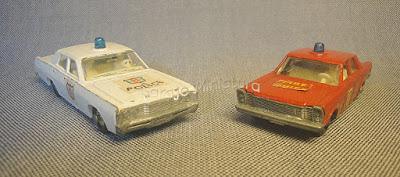 Autos de policía y bomberos de Matchbox