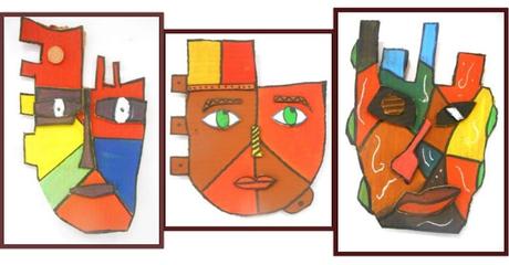 Máscaras coloridas Paperblog
