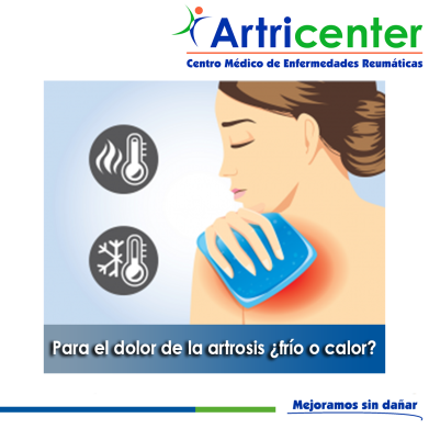 Artricenter: Para el dolor de la artrosis ¿frío o calor?