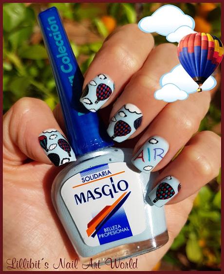 Air. Manicura para la colaboración Elements in Astrology