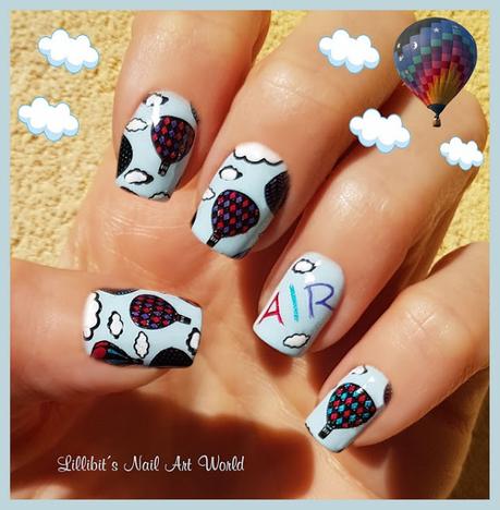 Air. Manicura para la colaboración Elements in Astrology