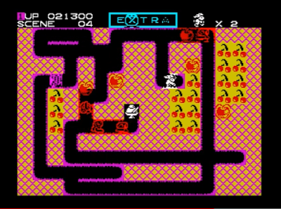 Primer vídeo de la conversión no oficial de Mr. Do! para Spectrum