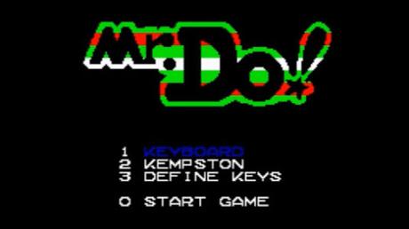 Primer vídeo de la conversión no oficial de Mr. Do! para Spectrum