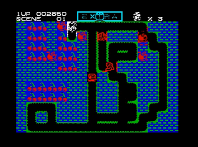 Primer vídeo de la conversión no oficial de Mr. Do! para Spectrum