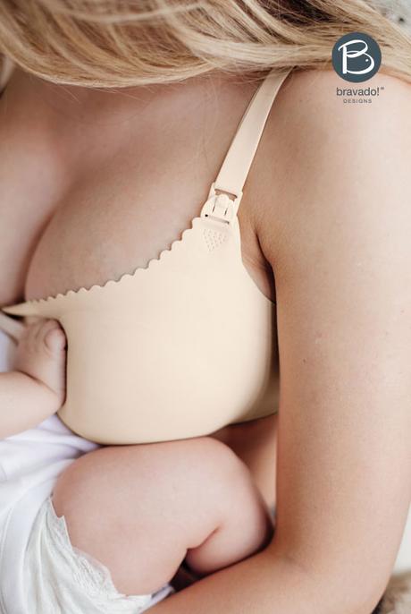 Pechos gigantes para normalizar la lactancia materna en lugares públicos Sujetador invisible lactancia Bravado. Con relleno extraíble y espalda multiposición