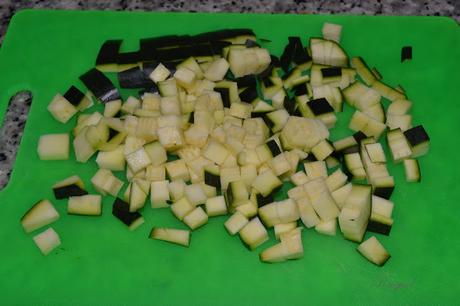 Arroz con cúrcuma atún y calabacin Arroz con cúrcuma atún y calabacin