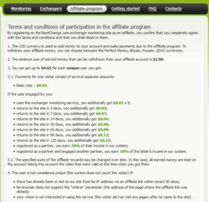 Bestchange: La Exchanger con la cual ganas dinero, programa de afiliados