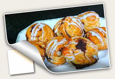 CARACOLAS DE CHOCOLATE