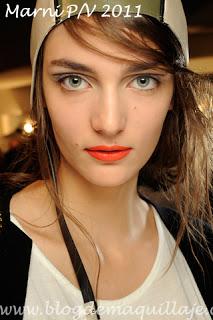 Labios naranja para esta temporada