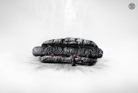 Anuncios minimalistas para quemar grasas