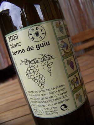 TERME DE GÜIU 2009 ( Celler Laureano Serres Montagut - PVN, Pinell del Brai, Tarragona)