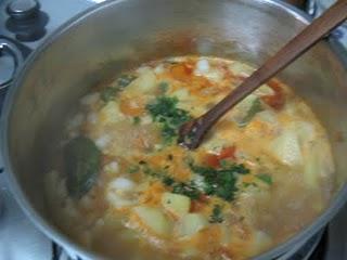 Sepia guisada con patatas