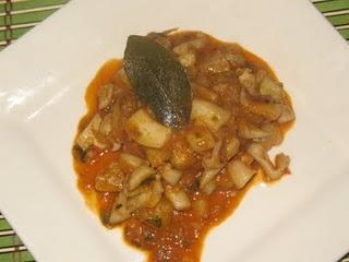 Sepia guisada con patatas