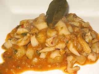 Sepia guisada con patatas