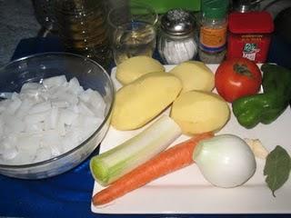 Sepia guisada con patatas